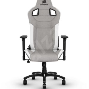 Corsair T3 RUSH - Grey/White Büro Stuhl - Weiß - Stoff  für 216,90 € (statt 279 €)