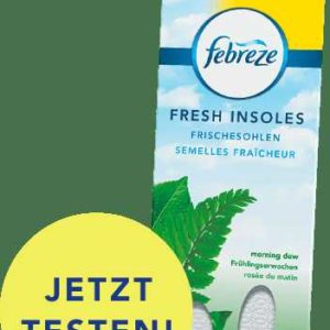 Gratis Einlegesohle Febreze (NUR CH/LI/AT)