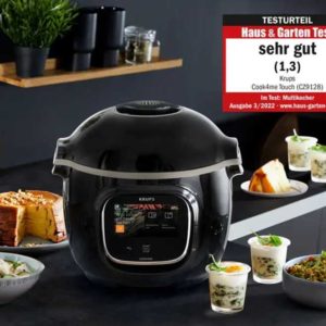 KRUPS Cook4Me Touch WIFI CZ9128 Multikocher mit WLAN/APP-Funktion für 337,50€ (statt 375€)