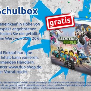 Duo Schulbox im Wert von 20€ GRATIS ab 30€ Einkauf