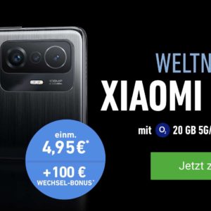 Vorbesteller-Aktion: Xiaomi 11T Pro &#043; Watch &#043; 20 GB - 130 € Ersparnis