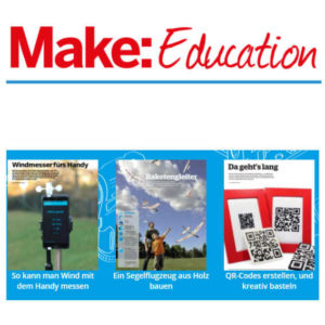 Kostenloses Unterrichtsmatierial für Lehrer bei  Make: Education