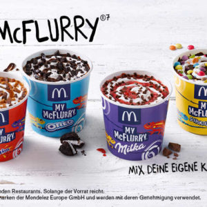 McDonalds App: 2 My McFlurry für 3,98€