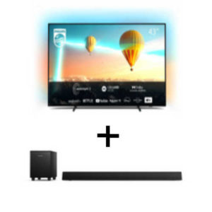 PHILIPS 43PUS8007/12 LED TV + PHILIPS TAB5305/12 Soundbar für 479€