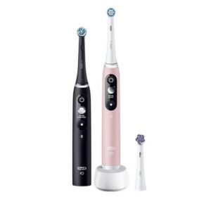 2x Oral-B iO 6 elektrische Zahnbürste | je 1x Schwarz &amp; 1x Pink | 155,90€ statt 200,85€