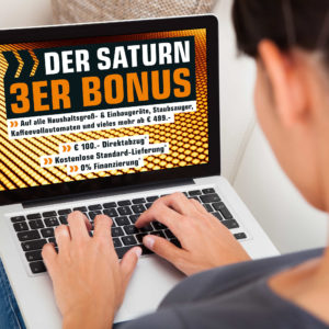 100€ Direktabzug, versandkostenfrei &amp; 0%-Finanzierung für viele Haushaltsgeräte ab 499€ bei Saturn vom 25.01.22 20 Uhr bis 08.02 22 23:59 Uhr