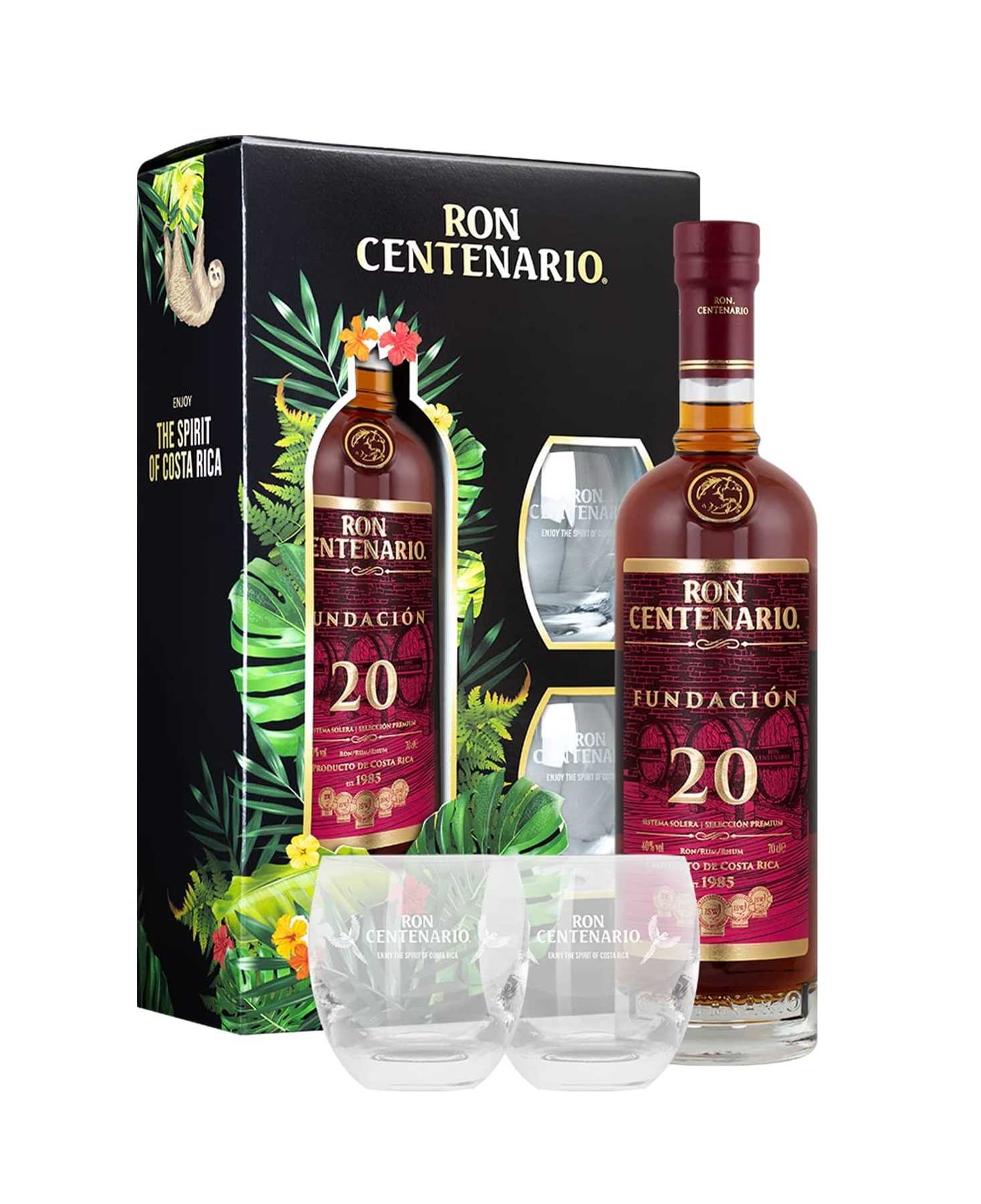 BevBox: 2 40% Tumbler, für Vol (statt 20 47,39€) Ron Fundación Rum + Jahre 39,99€ Centenario