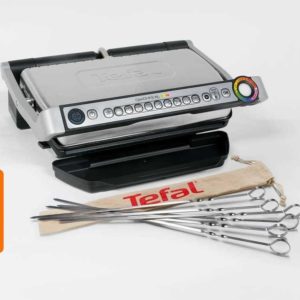 Couponplatz: Tefal OptiGrill kaufen und 6er Set Tefal Grillspieße und ein passendes Rezeptbuch mit 30 Rezepten gratis erhalten