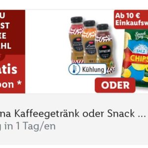 GRATIS Kaffeegetränk oder Chips bei Lidl ab 10 € Einkaufswert