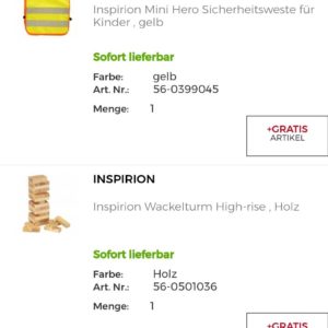 Gratis Kinder-Sicherheitsweste und Holzspielturm bei Schulranzenbestellung