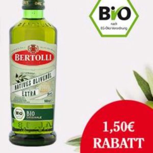 Bio-Olivenöl von Bertolli 500ml für 2,29€ [Coupies+Edeka Südbayern]