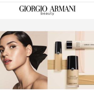 Kostenloses Test-Kit Foundation von G.Armani