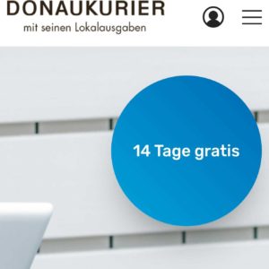 Donaukurier 14 Tage probe lesen GRATIS