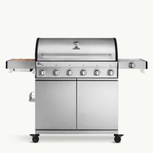 Burnhard - Fat Fred 6-Brenner Edelstahl Gasgrill inkl. Abdeckhaube  für 599€ statt 999€