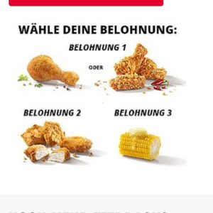 KFC: Hähnchenteil zu 1 Euro