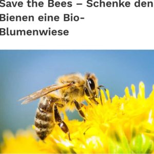 GRATIS Bio-Blumensamen bei Greenpeace