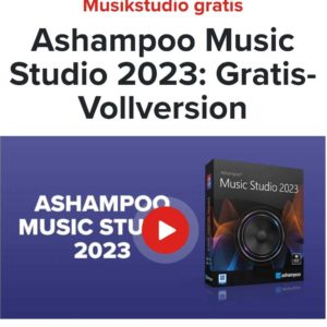 Ashampoo Music Studio 2023 – Kostenlose Vollversion