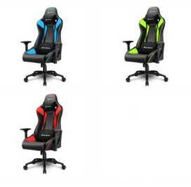 Sharkoon ELBRUS 3 Gaming-Stuhl (schwarz/grün) (schwarz/rot) für je 178,99€ statt 264,59€