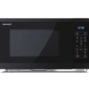 SHARP YC-MS252AE-B Mikrowelle | 25 L | 900 W | 11 Leistungsstufen | Schwarz | 87,99€ statt 104,61€