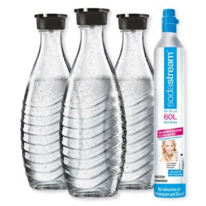 SodaStream Reservezylinder &#043; 3 x Glaskaraffe für 39,99€ (statt 45€)