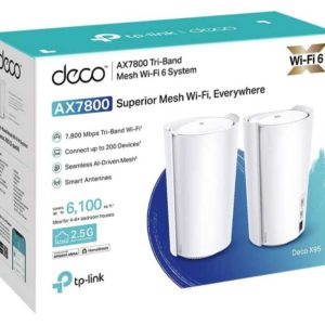 (2 Pack) TP-Link Deco X95 Wi-Fi 6 Tri-Band Mesh WLAN Set (AX7800) für 304,95€ statt 577,98€