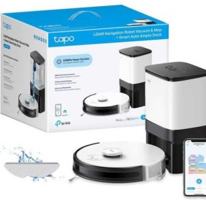 TP-Link Tapo RV30 Plus LiDAR-Navigationsroboter Staubsauger (4200 Pa) mit Smart Auto-Entleerungsdock (4 L) für 329,90€ statt 409€