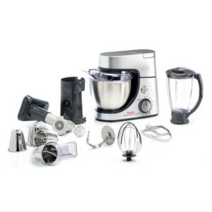 Tefal QB516D Masterchef Gourmet Küchenmaschine | 178,90€ statt 257,90€ | 1100W | 8 Geschwindigkeitsstufen | Pulsfunktion | Planetenrührwerk | inkl. Zubehör