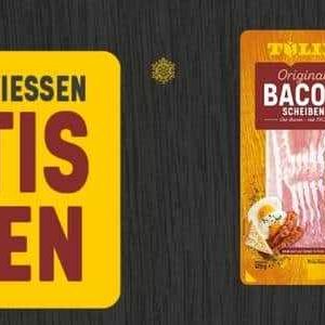 Gratis testen – Tulip Baconscheiben oder Baconstreifen