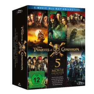 Pirates of the Caribbean – 5 Movie Collection auf Blu-ray für 22,07€ (statt 26€)