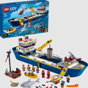 LEGO 60266 Meeresforschungsschiff Bausatz, Mehrfarbig