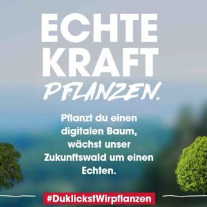 GRATIS 1 Baum pflanzen mit Gerolsteiner Baumpflanzaktion