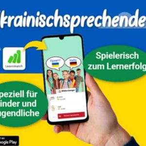 GRATIS Sprachlern-App &#034;LearnMatch&#034; für ukrainische Kinder und Jugendliche vom Mildenberger Verlag