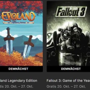 Gratis Games: Fallout 3 GotY &amp; Evoland Legendary Edition