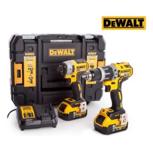 DeWalt 18V Schlagbohrer (DCD796) &amp; Schlagschrauber (DCF887) &amp; 2x Li-Ion-Akku (5 Ah) für 358,90€ (statt 480€)