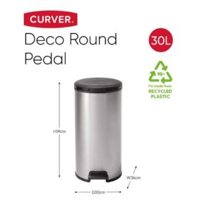 Curver Deco Abfalleimer 30/40 Ltr. je 25,90€ (statt 45,50€)