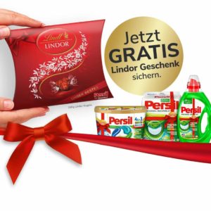 GRATIS Lindt Lindor Kugeln beim Kauf von 2x Persil (16-30 WL) bzw. 1x Persil Großpackung (70-120 WL)