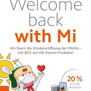 Offline 20% auf alle Xiaomi Produkte bei Media Markt/ Saturn an ausgewählten Tagen