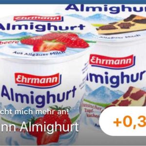 [GRATIS] Ehrmann Almighurt dank REWE Angebot und reebate (Freebie)