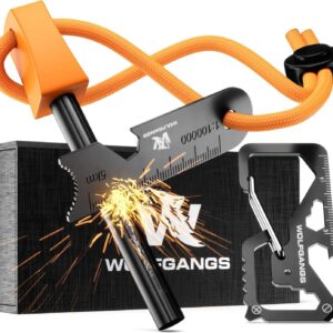 [Prime] Wolfgangs Feuerstahl - Magnesium Feuerstein + Survival Multitool mit 50% Ersparnis! 🔥