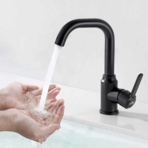 Auralum Waschtischarmatur 360°Schwenkbarer Edelstahl Waschbecken Bad für 19,99€ statt 39,99€