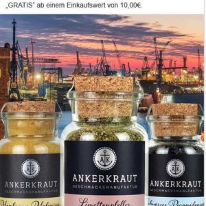 Gratis Ankerkraut-Gewürz ab 10€, vskf ab 30€