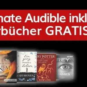 2 Monate audible inkl. 2 Hörbücher Gratis für Prime Mitglieder