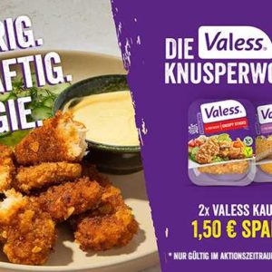 Valess vegetarische Schnitzel effektiv für 0,75€ Kaufland