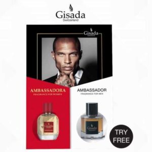 Gisada AMBASSADOR &amp; AMBASSADORA Duftprobensticker Gratis anfordern