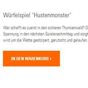 Würfelspiel &#034;Hustenmonster&#034; Gratis anfordern bei Ratiopharm