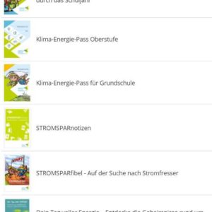 Infomaterialien für Kinder und Jugendliche zum Thema Energie und Klimaschutz zum gratis anfordern bei der SAENA GmbH