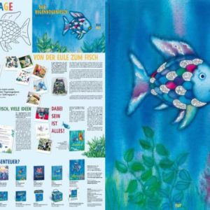 Das funkelnde Regenbogenfisch-Magazin mit Poster Gratis via Email anfordern