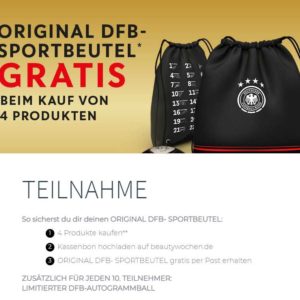 ⚽ GRATIS DFB-Sportbeutel beim Kauf von 4 Schwarzkopf/Henkel Produkten