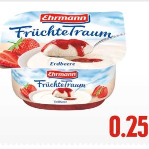 GRATIS Ehrmann Früchtetraum dank reebate und EDEKA Südbayern Angebot (mit Gewinn)