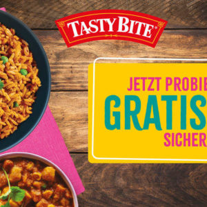 GRATIS Wok beim Kauf von 3x Tasty Bite Produkte per Post erhalten